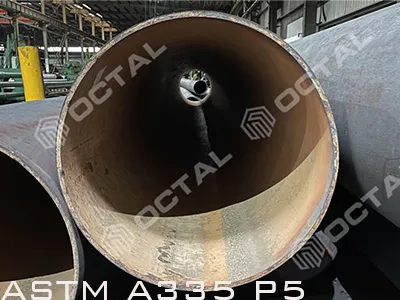 ASTM A335 P5 Payipu y'ekyuma ekitaliiko mugongo