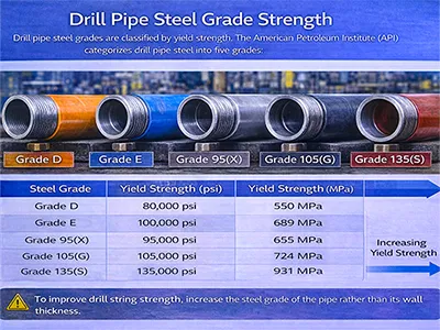 Drill Pipe Ekyuma Grade Amaanyi